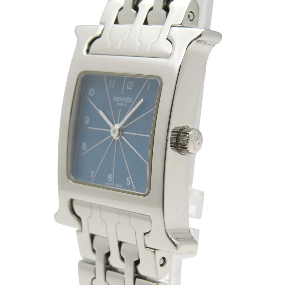 HERMES Watches Quartz HH1.210 Stainless Steel blue H watch blue dial
