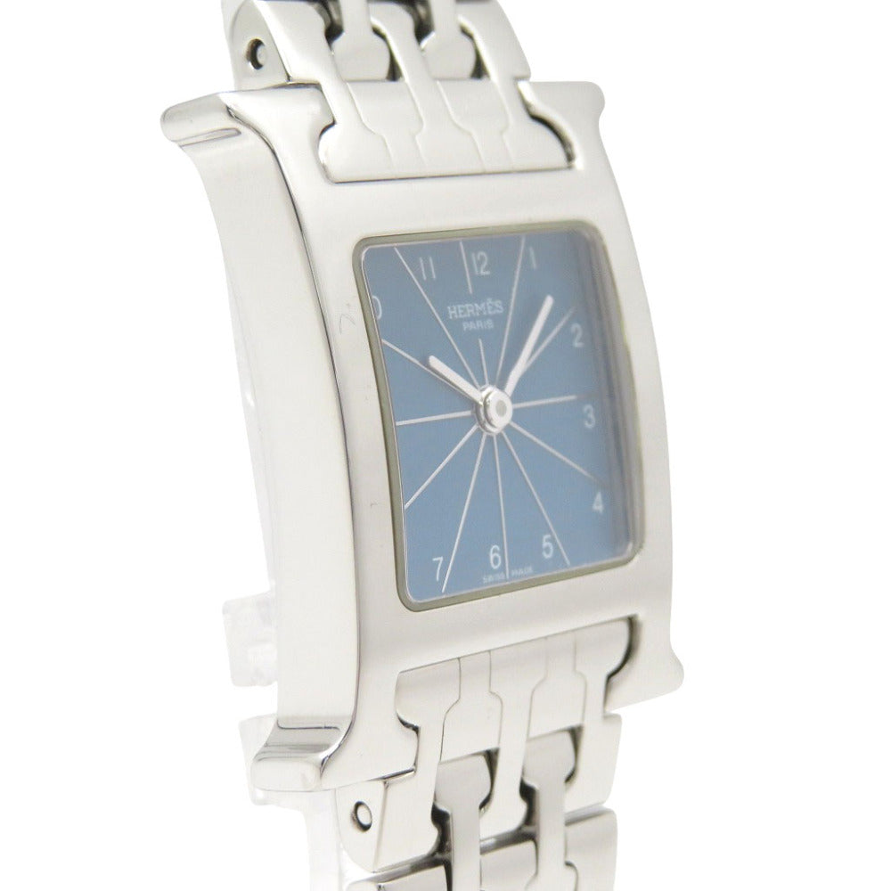 HERMES Watches Quartz HH1.210 Stainless Steel blue H watch blue dial
