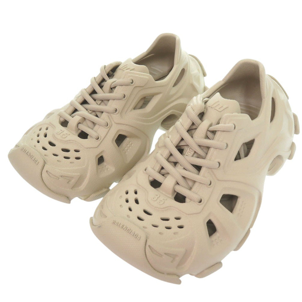 BALENCIAGA sneakers 702416 W3CES 9300 rubber TAUPE Lace up HD MONOCOLOR HD NW Women 35