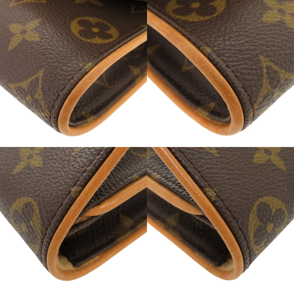 LOUIS VUITTON Shoulder Bag M51854 Monogram canvas Brown Monogram Pochette Twin PM Women