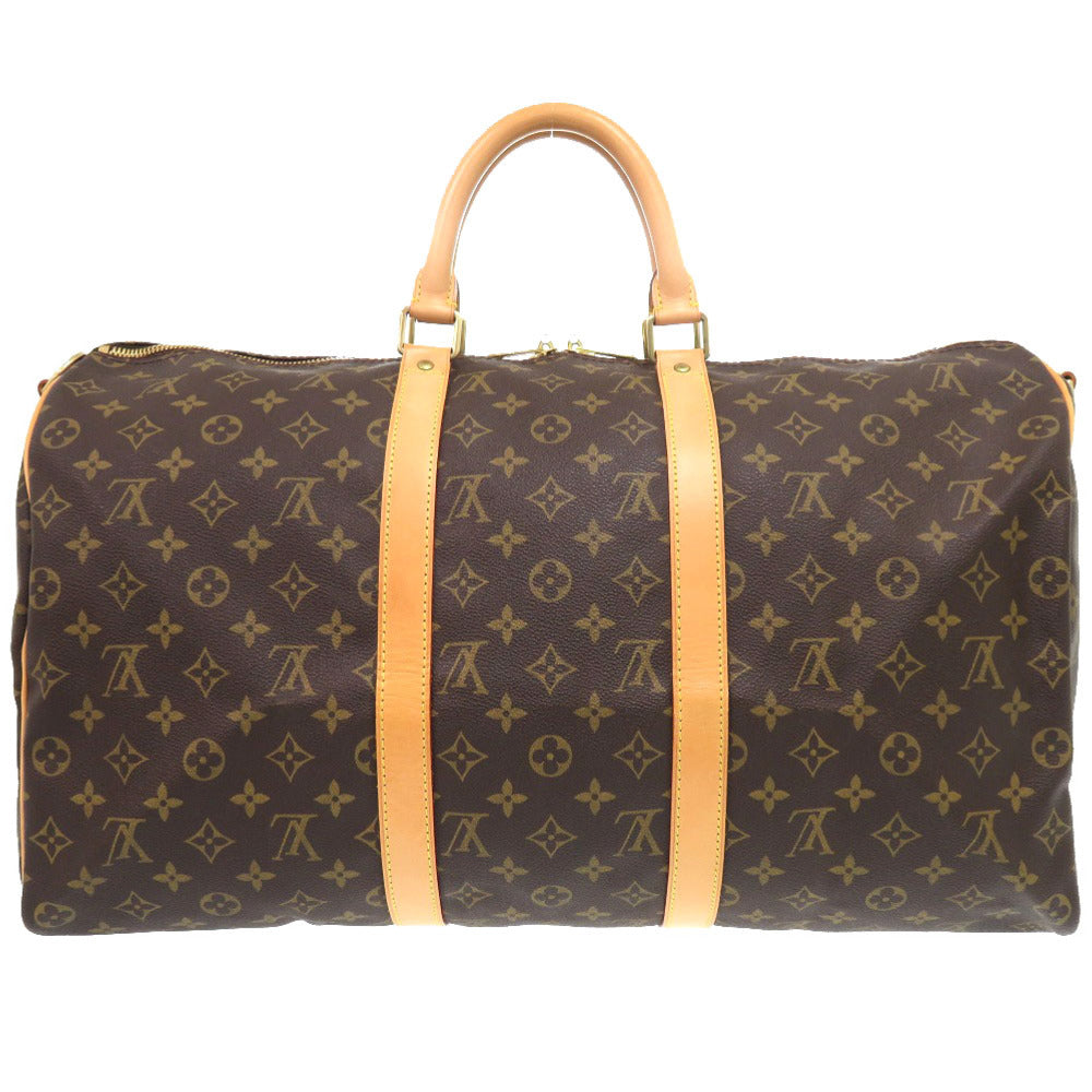 LOUIS VUITTON Boston Duffel bag M41416 Monogram canvas Brown Monogram Keepall bandouliere50 mens