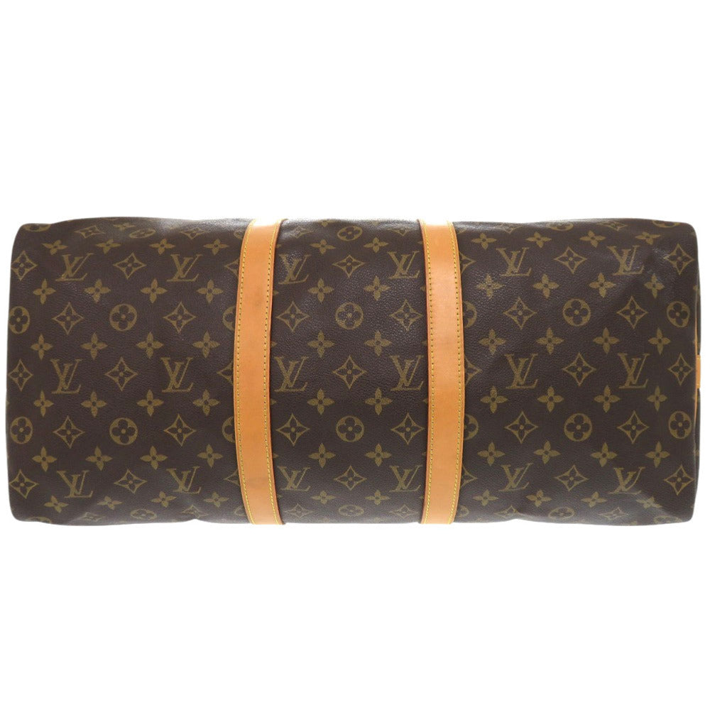 LOUIS VUITTON Boston Duffel bag M41416 Monogram canvas Brown Monogram Keepall bandouliere50 mens