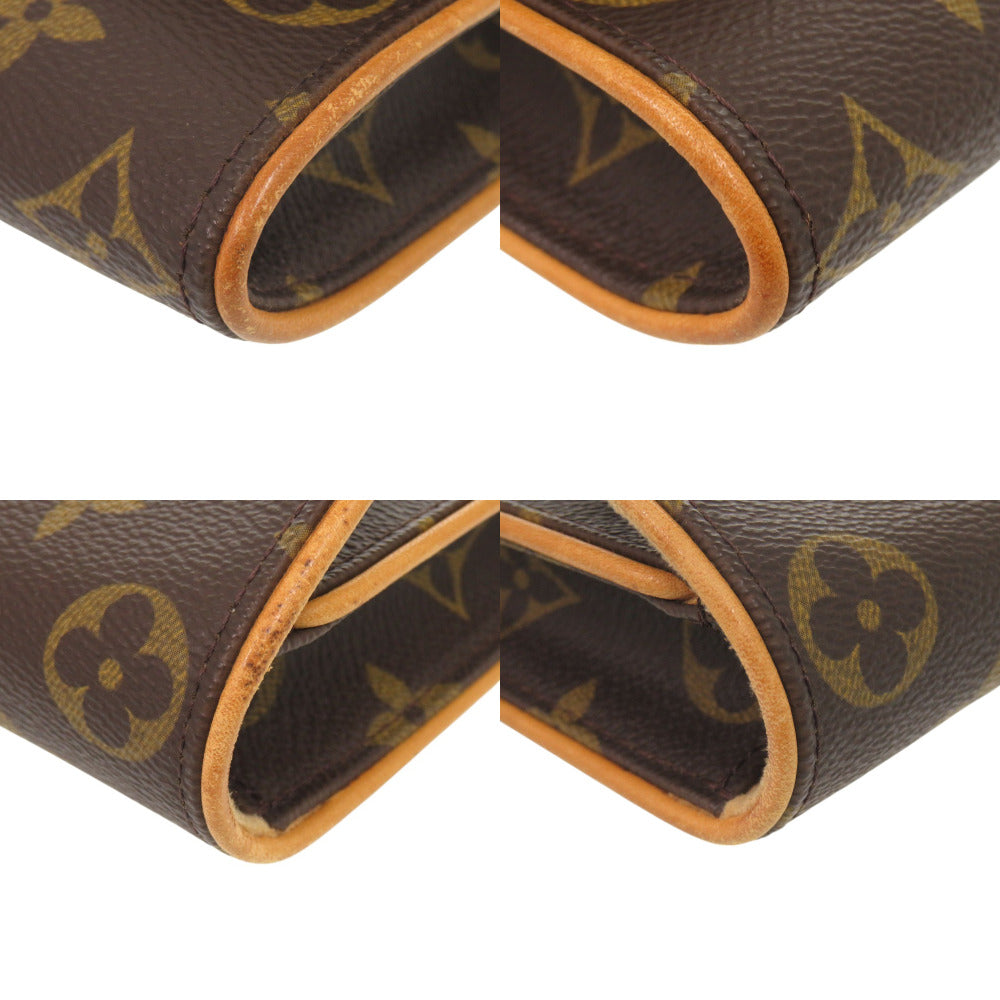 LOUIS VUITTON Shoulder Bag M51854 Monogram canvas Brown Monogram Pochette Twin PM Women
