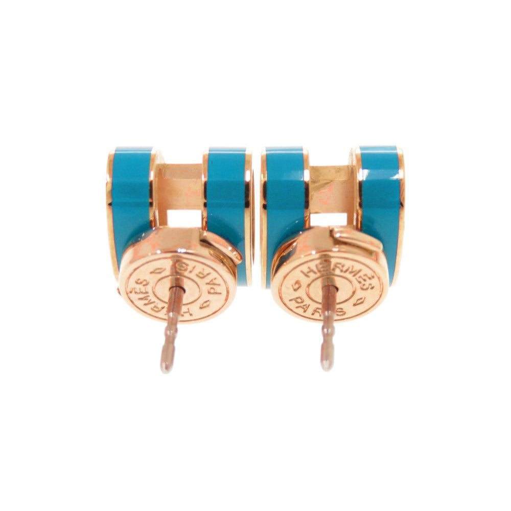 HERMES Pierce metal blue Pop Ash Pop H Women