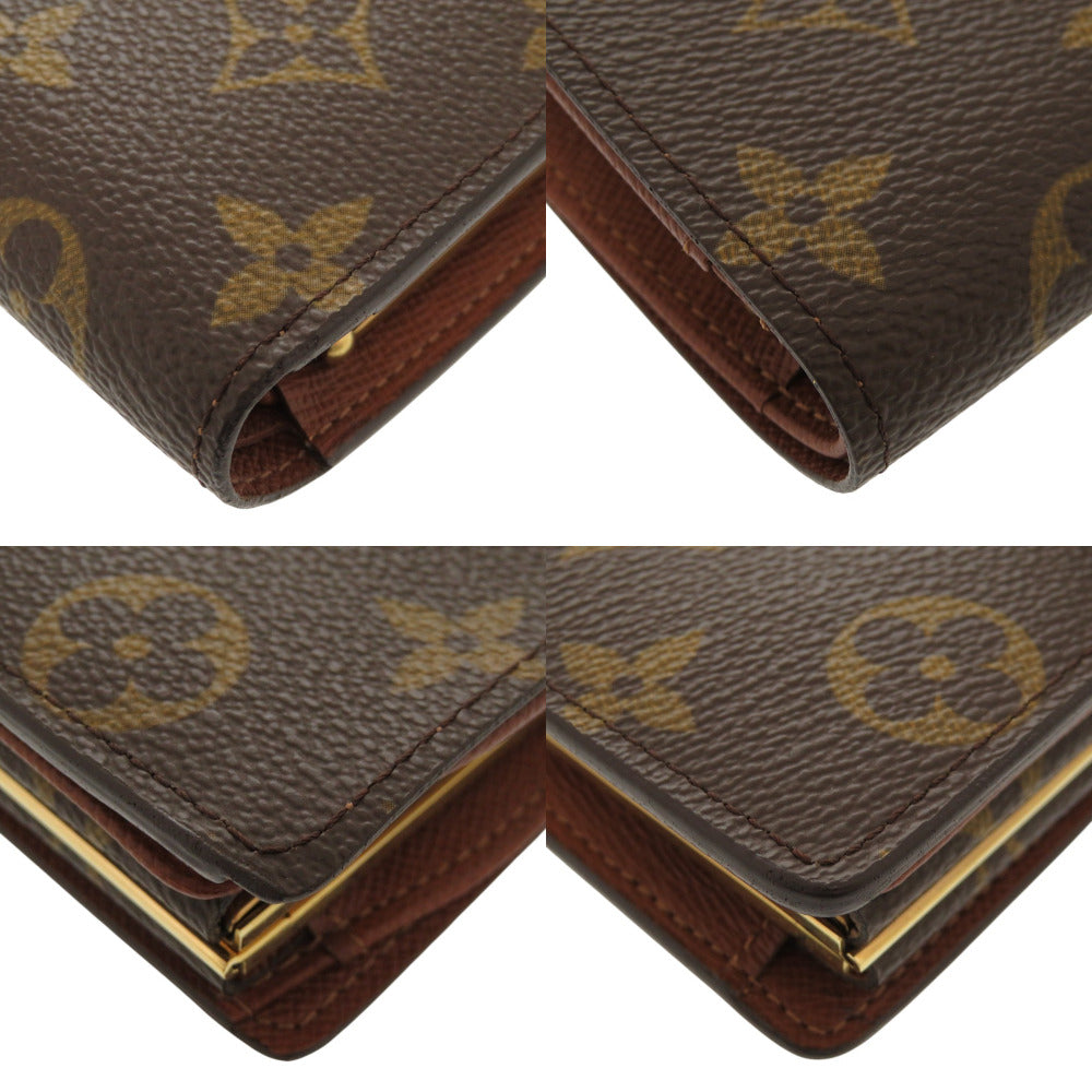 LOUIS VUITTON Bifold Wallet M61663 Monogram canvas Brown Monogram Porto Monnaie Viennois Women