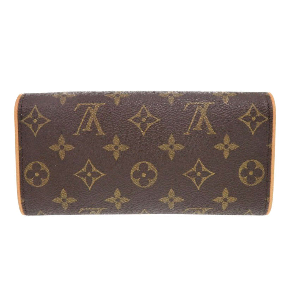 LOUIS VUITTON Shoulder Bag M51854 Monogram canvas Brown Monogram Pochette Twin PM