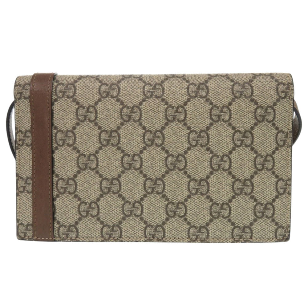 GUCCI Other bag 354086 GG Supreme beige Shoulder wallet Gucci Nice Women