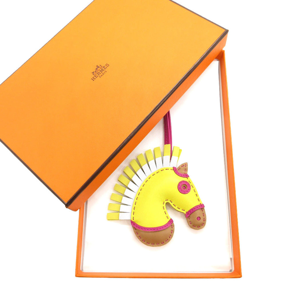 HERMES key ring Anyo Miro lime Gigi Camaille Women