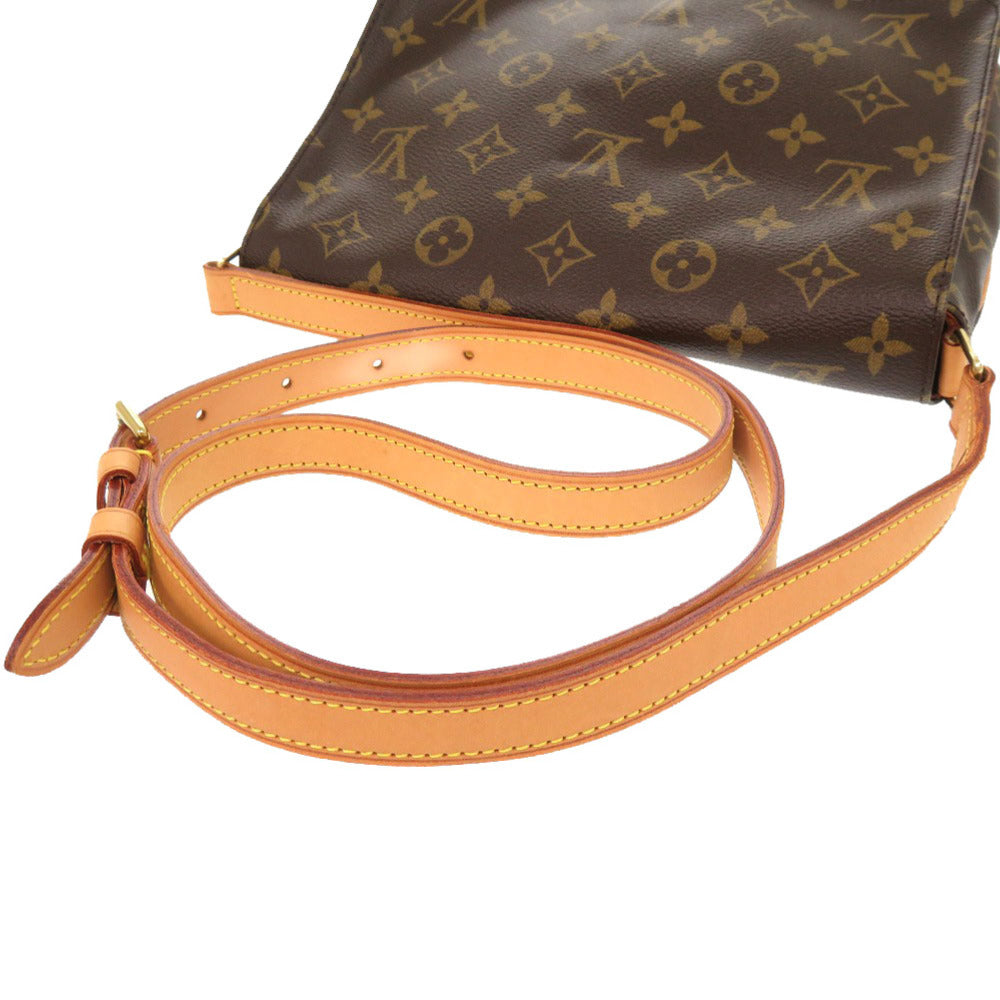 LOUIS VUITTON Shoulder Bag M51388 Monogram canvas Brown Monogram Musette Tango Long Strap Women