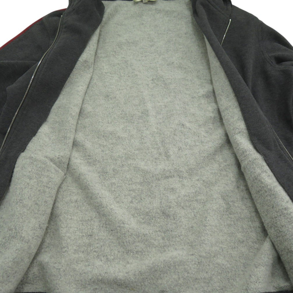 HERMES Hoodie 647610JA82XL cotton gray Zip Hoodie mens XL
