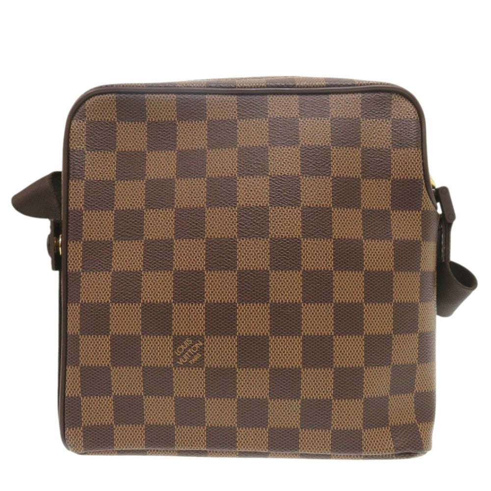 LOUIS VUITTON Shoulder Bag N41442 Damier canvas Ebene Damier Olaf PM Women