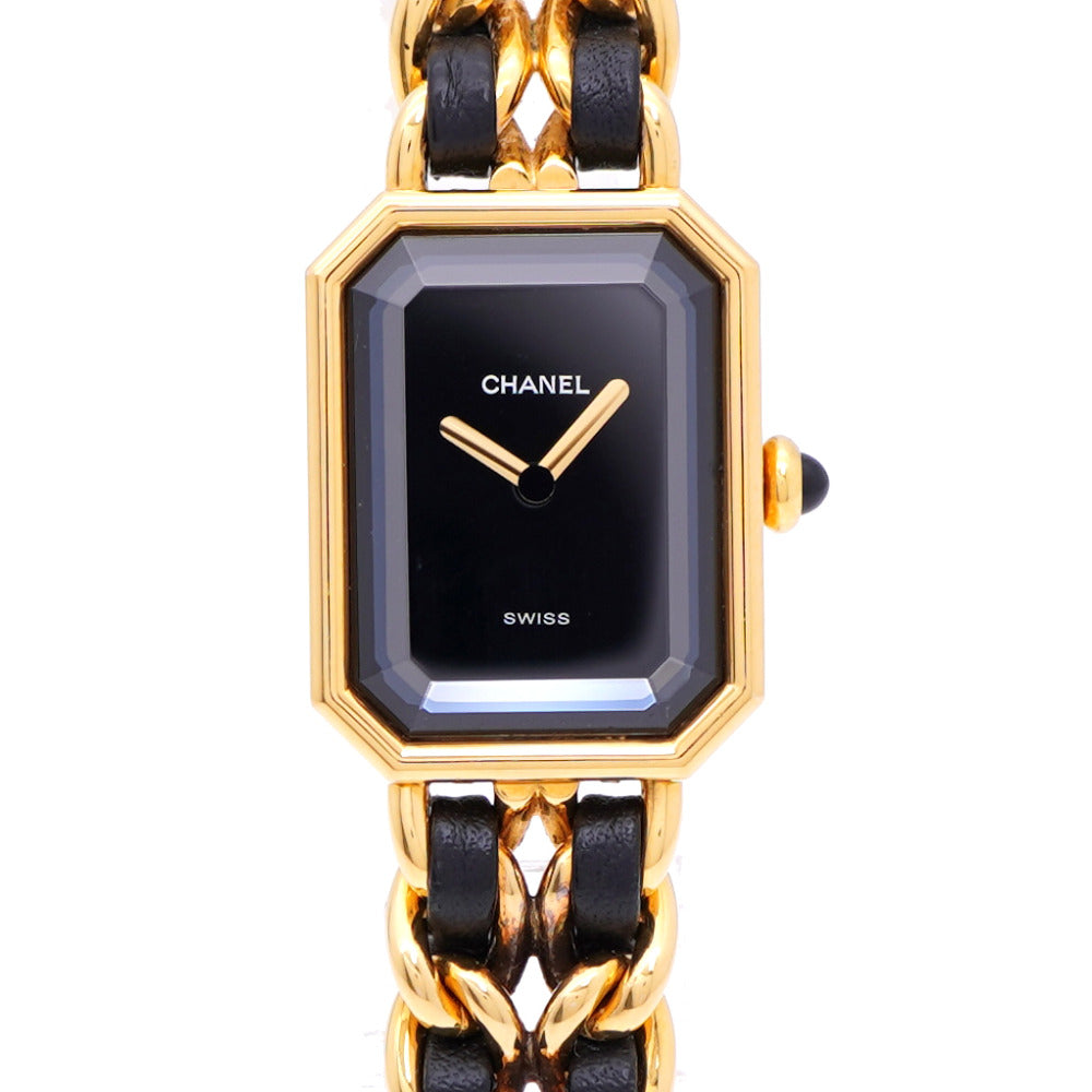 CHANEL Watches Quartz H0001 Stainless Steel black Premiere M size black dial