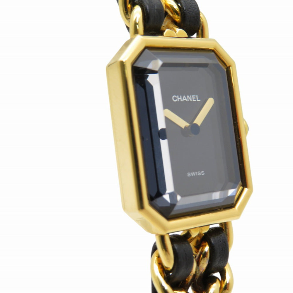 CHANEL Watches Quartz H0001 Stainless Steel black Premiere M size black dial