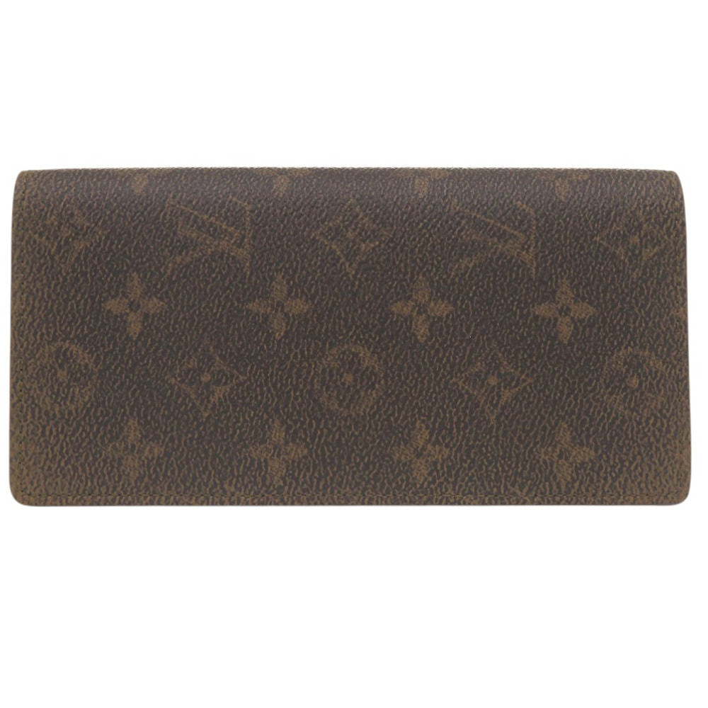 LOUIS VUITTON Long Wallet Purse M11706 Coated canvas Brown Long Wallet Bi-fold Wallet Monogram Dust Portefeuille Brother mens