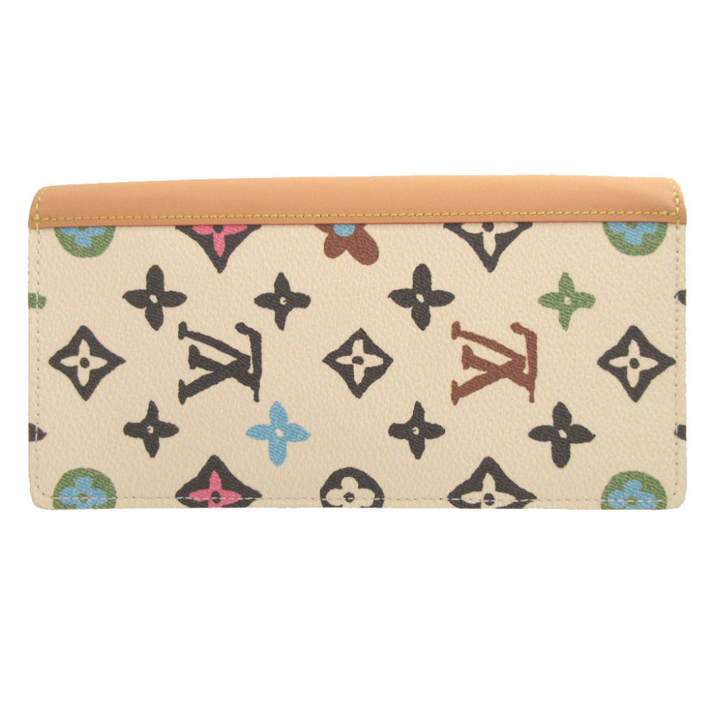 LOUIS VUITTON Long Wallet Purse M83335 Monogram canvas Ivory Two fold Monogram Craggy Portefeuille Braza Women