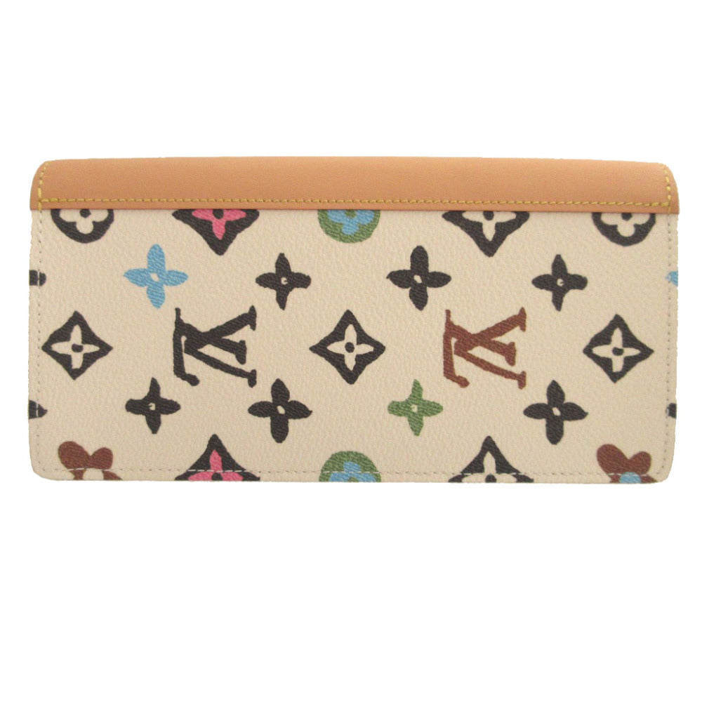 LOUIS VUITTON Long Wallet Purse M83335 Monogram canvas Ivory Two fold Monogram Craggy Portefeuille Braza Women