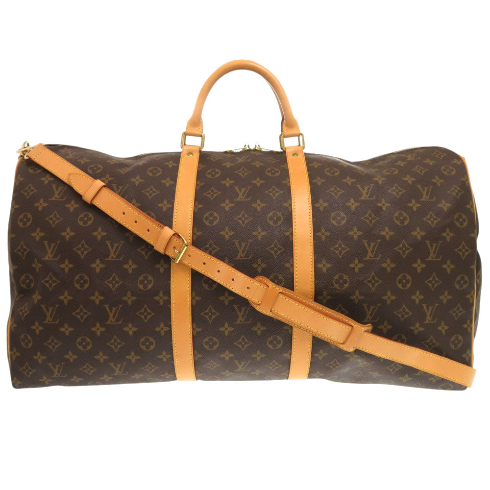 LOUIS VUITTON Boston Duffel bag M41412 Monogram canvas Brown Monogram Keepall bandouliere60