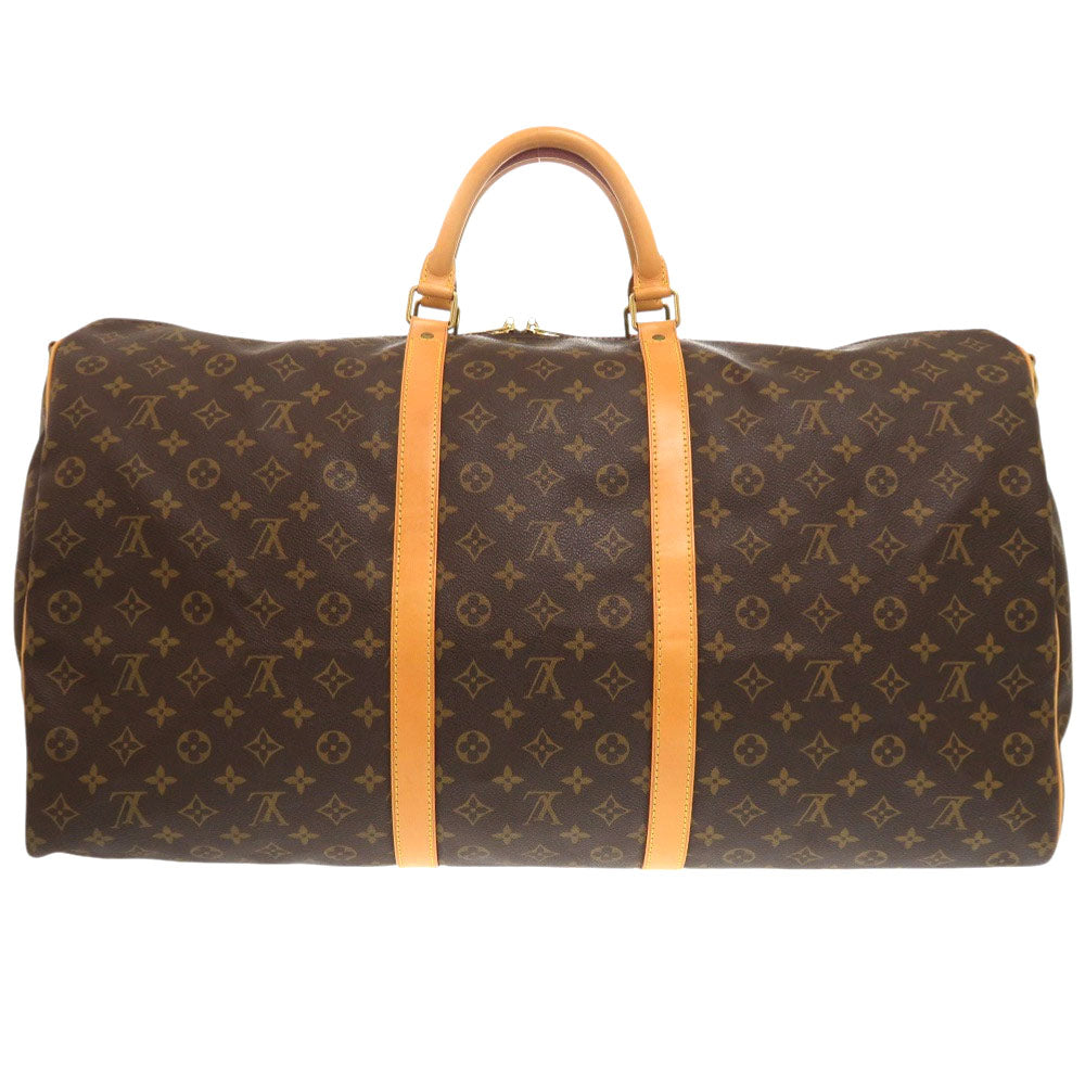 LOUIS VUITTON Boston Duffel bag M41412 Monogram canvas Brown Monogram Keepall bandouliere60