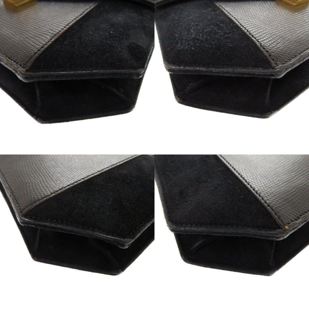 HERMES Shoulder Bag Doblis black Rhapsody Vintage Women