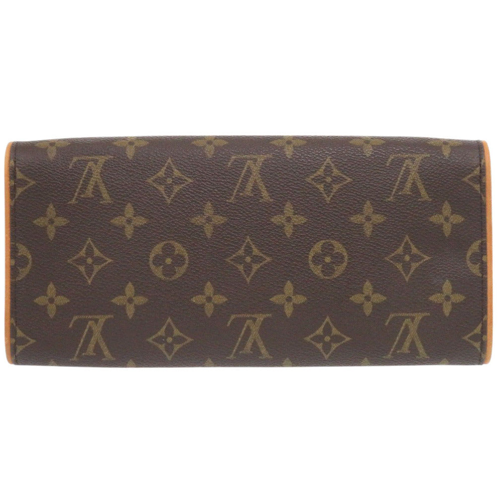 LOUIS VUITTON Shoulder Bag M51852 Monogram canvas Brown Monogram Pochette Twin GM Women