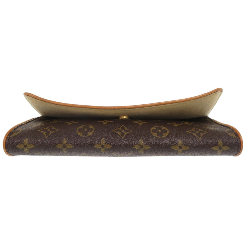 LOUIS VUITTON Shoulder Bag M51852 Monogram canvas Brown Monogram Pochette Twin GM Women