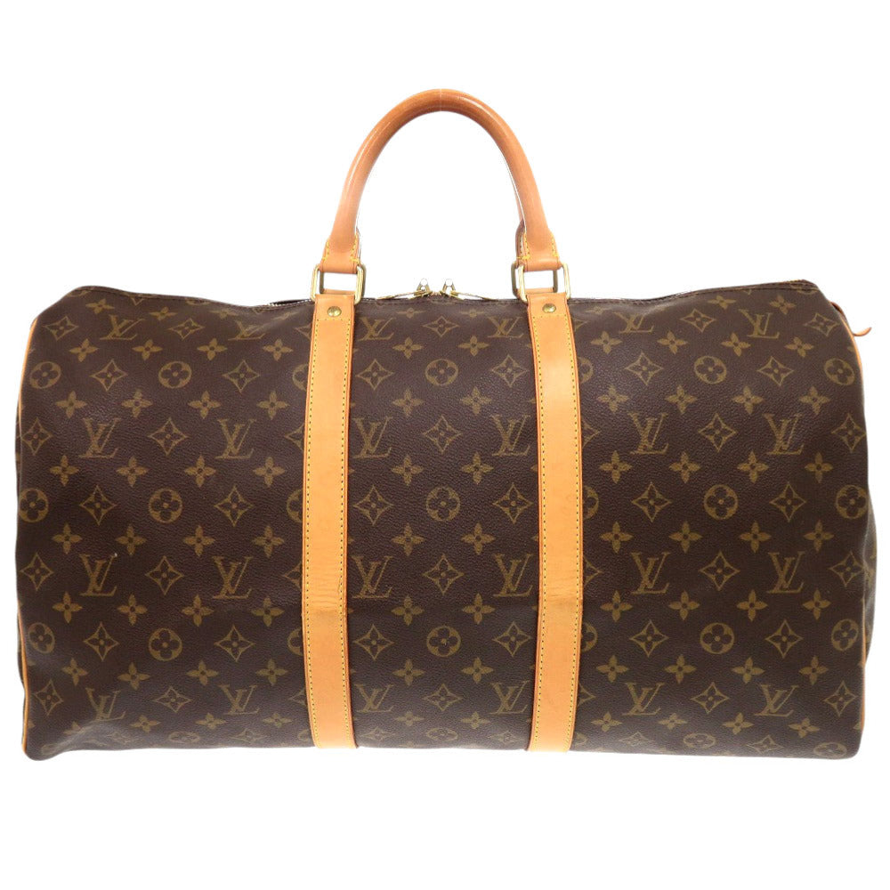 LOUIS VUITTON Boston Duffel bag M41426 Monogram canvas Brown Monogram Keepall 50 mens