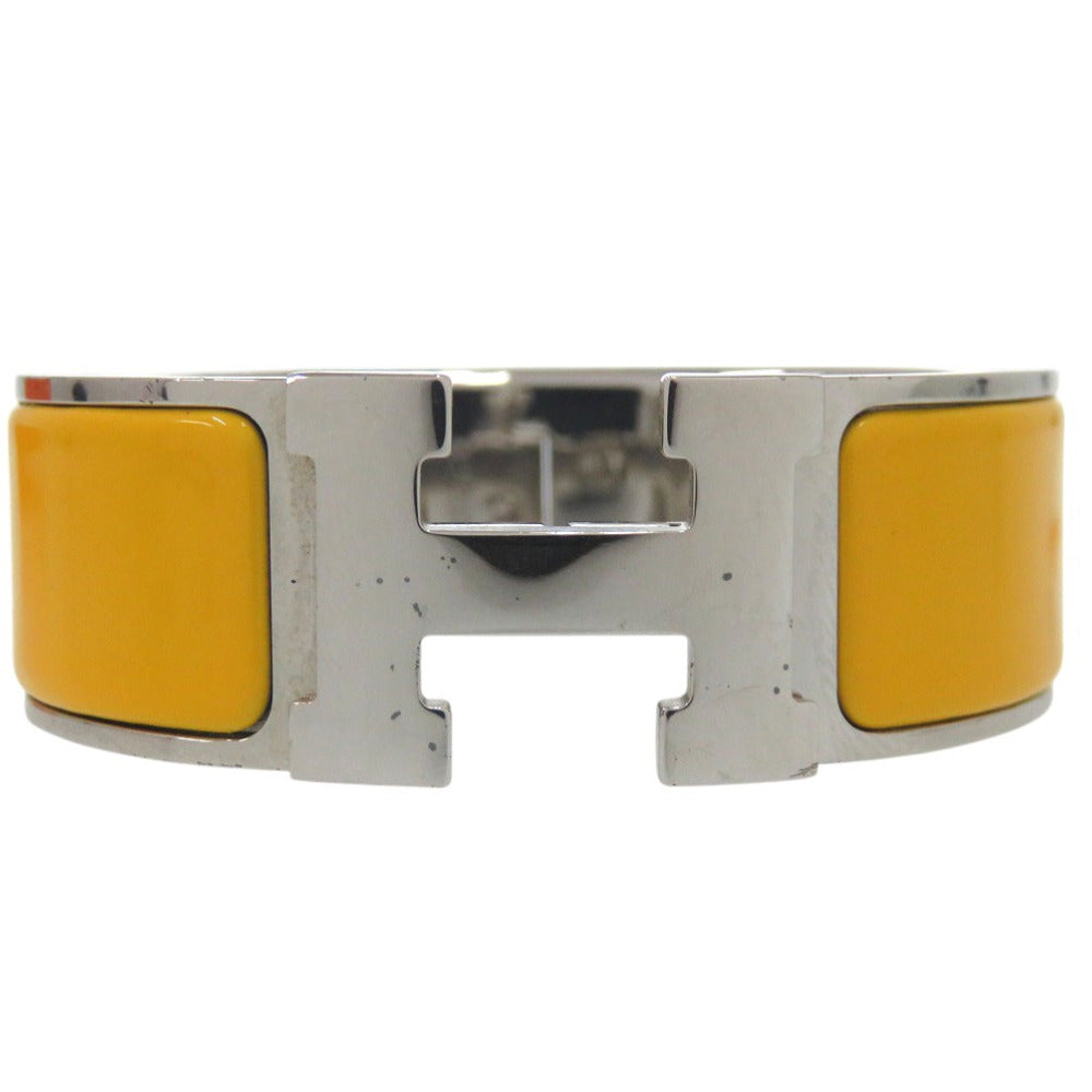 HERMES bracelet metal yellow clic Crack H GM