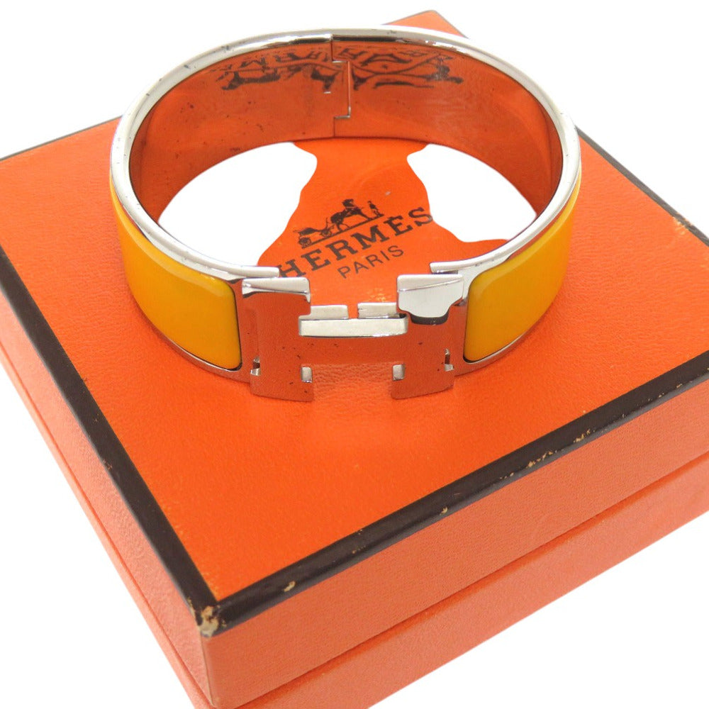 HERMES bracelet metal yellow clic Crack H GM