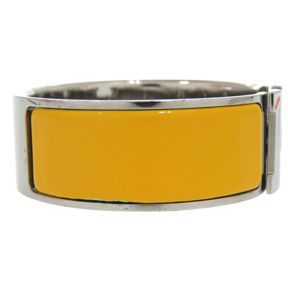 HERMES bracelet metal yellow clic Crack H GM