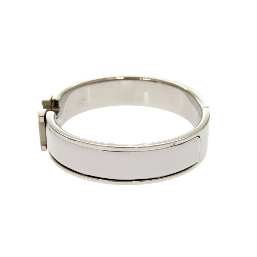HERMES bracelet metal gray clicH clicclacPM