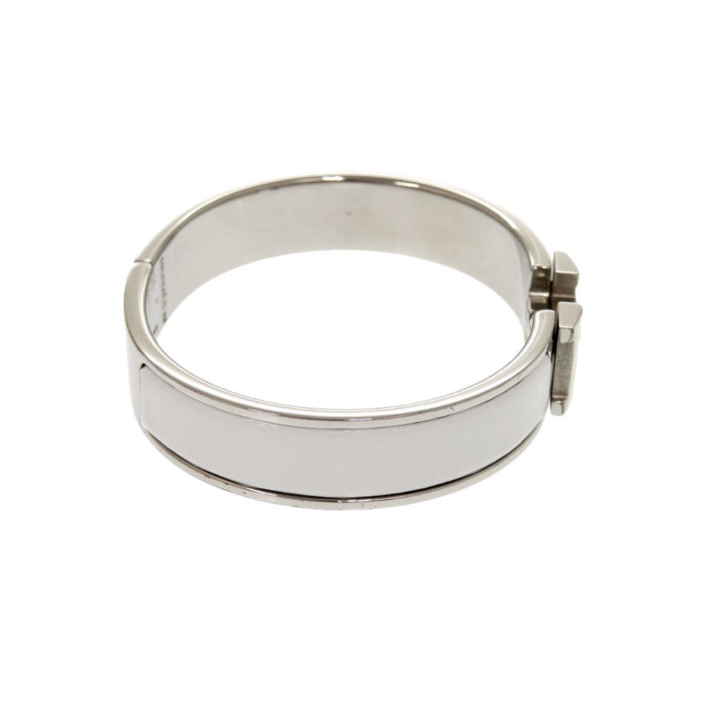 HERMES bracelet metal gray clicH clicclacPM