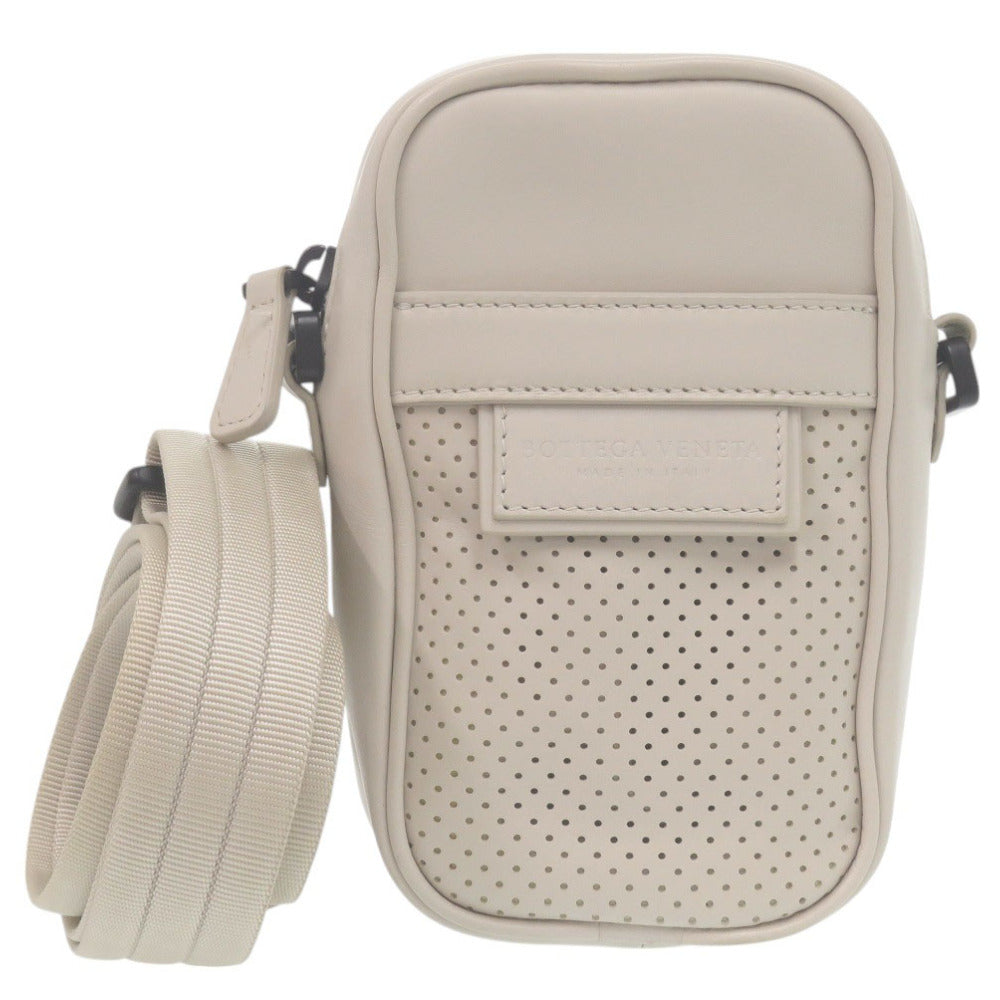 BOTTEGAVENETA Shoulder Bag leather Ivory Leggero Women