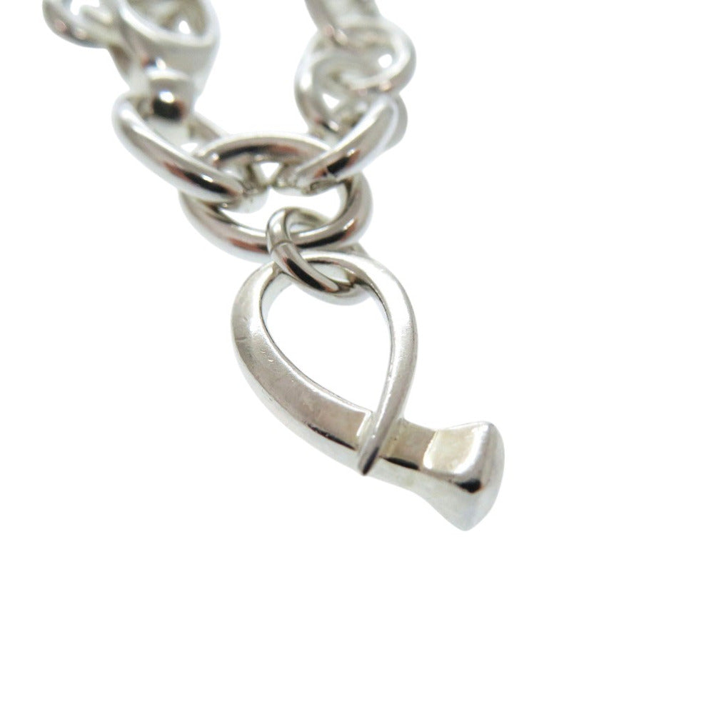 GUCCI bracelet Silver925 Silver Multi Logo G Logo Drop Charm Dog Tag Bamboo Women 17