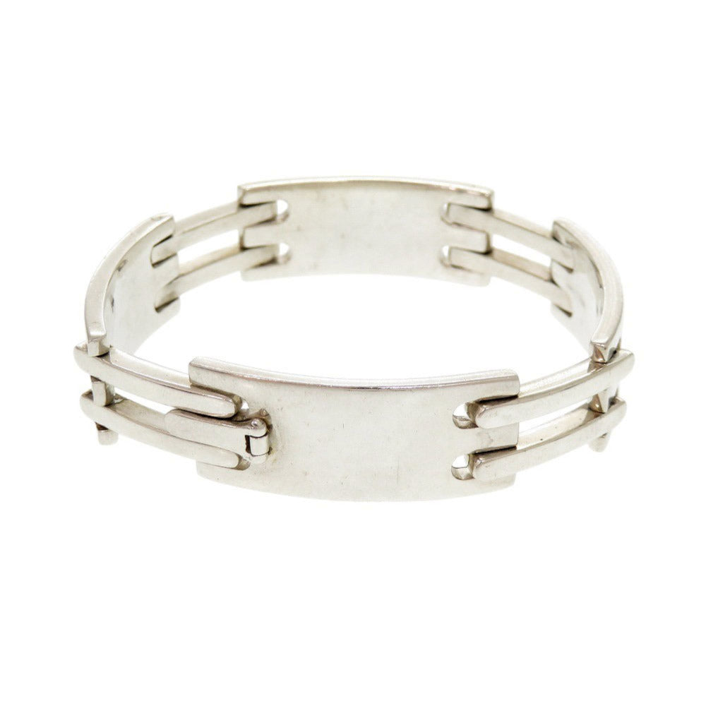 GUCCI bracelet Silver925 Silver logo plate Women