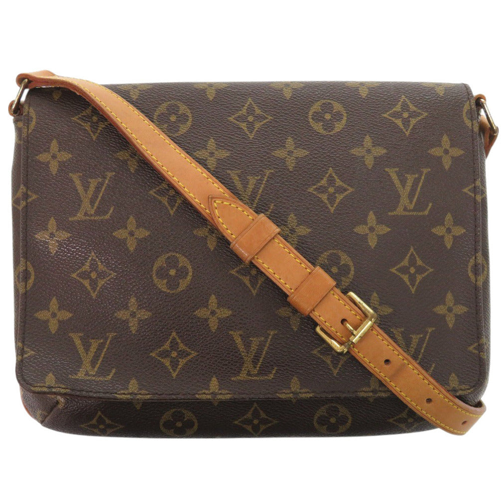 LOUIS VUITTON Shoulder Bag M51257 Monogram canvas Brown Monogram Musette Tango Short Strap Women