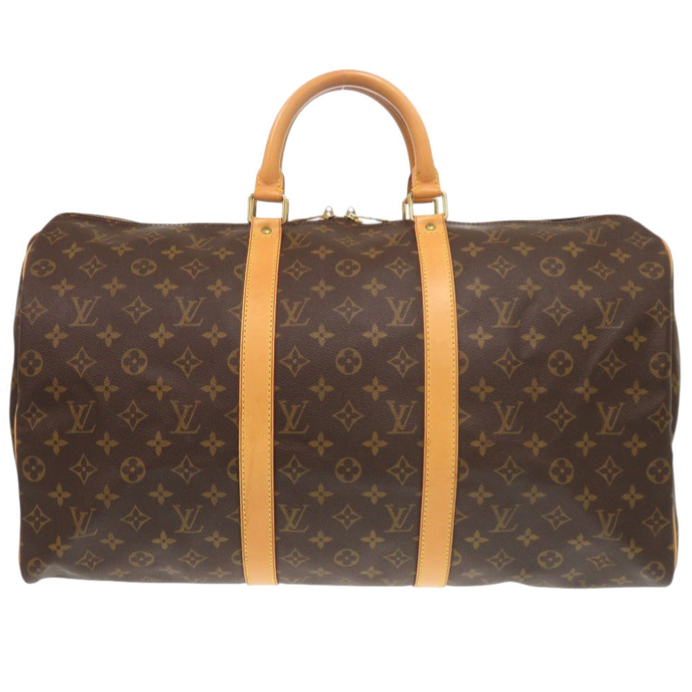 LOUIS VUITTON Boston Duffel bag M41426 Monogram canvas Brown Monogram Keepall 50
