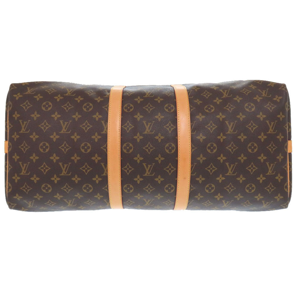 LOUIS VUITTON Boston Duffel bag M41414 Monogram canvas Brown Monogram Keepall bandouliere55