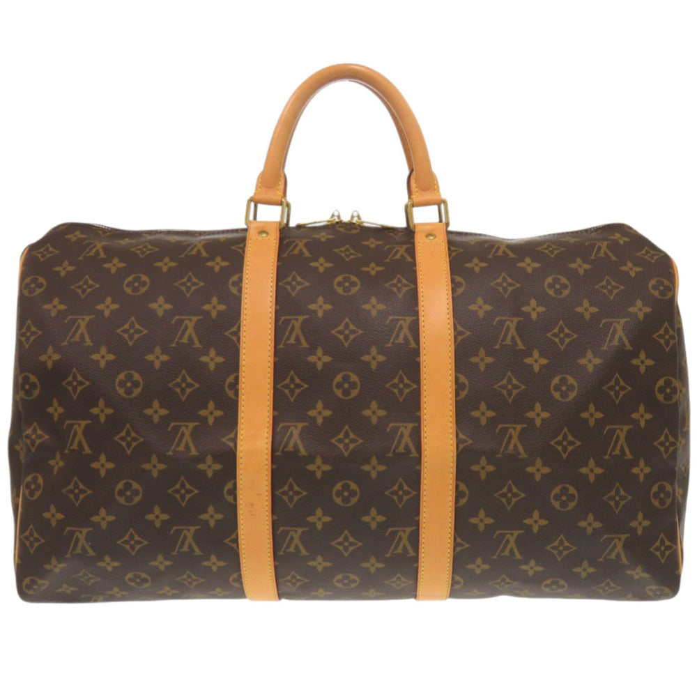 LOUIS VUITTON Boston Duffel bag M41426 Monogram canvas Brown Monogram Keepall 50