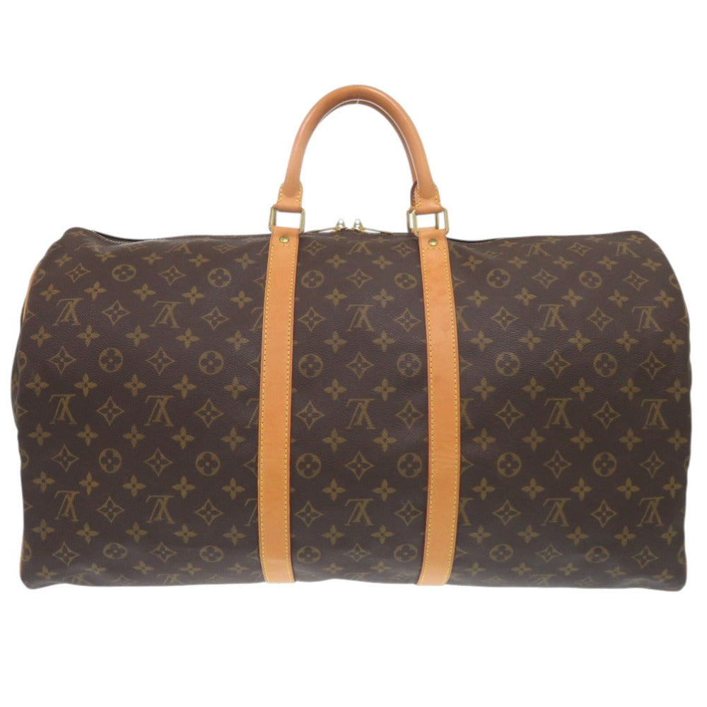 LOUIS VUITTON Boston Duffel bag M41424 Monogram canvas Brown Monogram Keepall 55