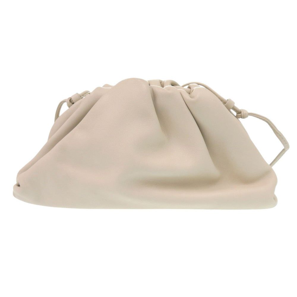 BOTTEGAVENETA Shoulder Bag B08480109L leather Ivory Mini the pouch Women