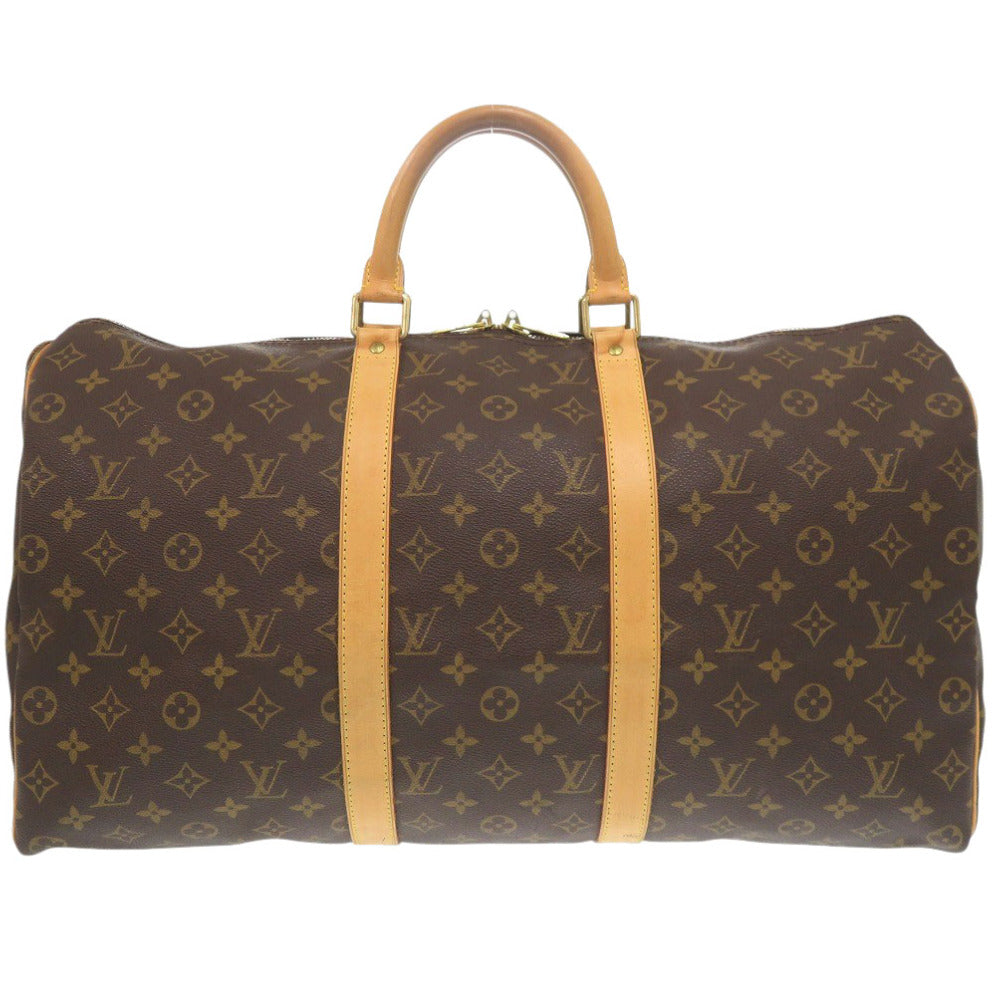 LOUIS VUITTON Boston Duffel bag M41426 Monogram canvas Brown Monogram Keepall 50
