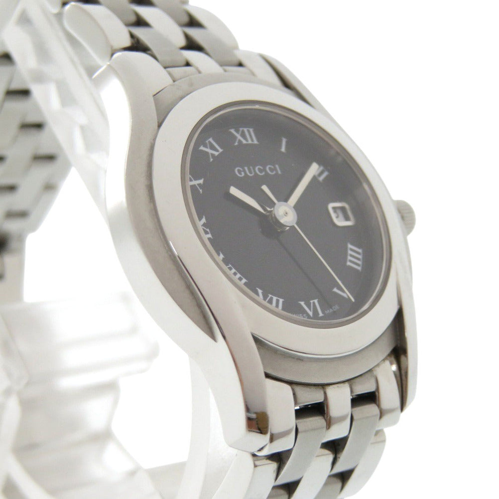GUCCI Watches Quartz 5500L Stainless Steel black black dial