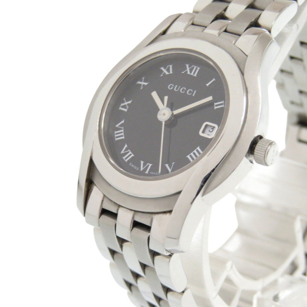 GUCCI Watches Quartz 5500L Stainless Steel black black dial