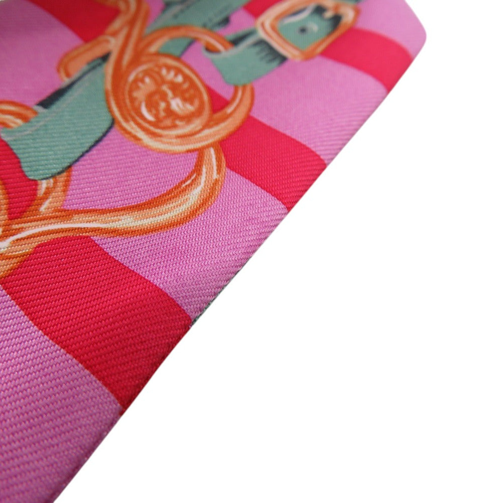 HERMES scarf 062633S silk ROSE BONBON BRIDES de GALA by BRIDES DE GALA BAYADERE