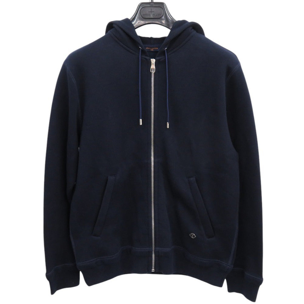 LOUIS VUITTON Other outerwear 1A3LW9 Cotton, Nylon Blue Duru Travel Zip Up Hoodie mens S