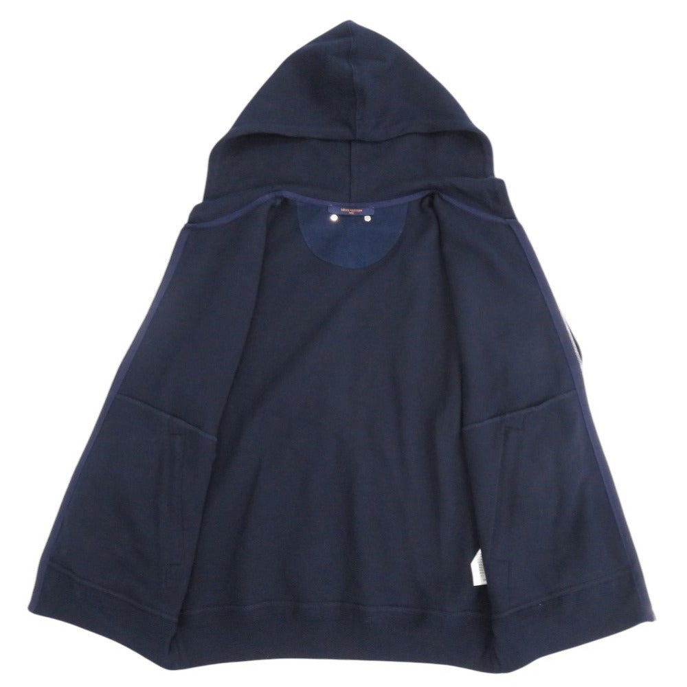 LOUIS VUITTON Other outerwear 1A3LW9 Cotton, Nylon Blue Duru Travel Zip Up Hoodie mens S