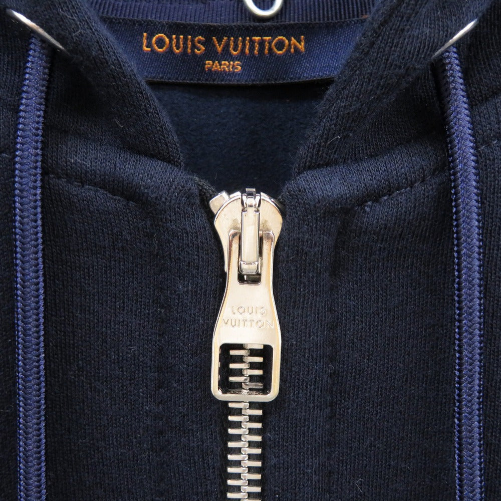 LOUIS VUITTON Other outerwear 1A3LW9 Cotton, Nylon Blue Duru Travel Zip Up Hoodie mens S
