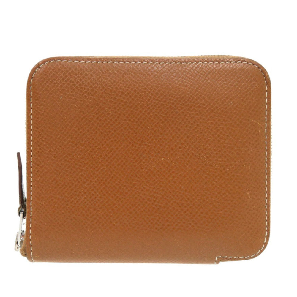 HERMES Coin case Epsom gold Azap silk in compact