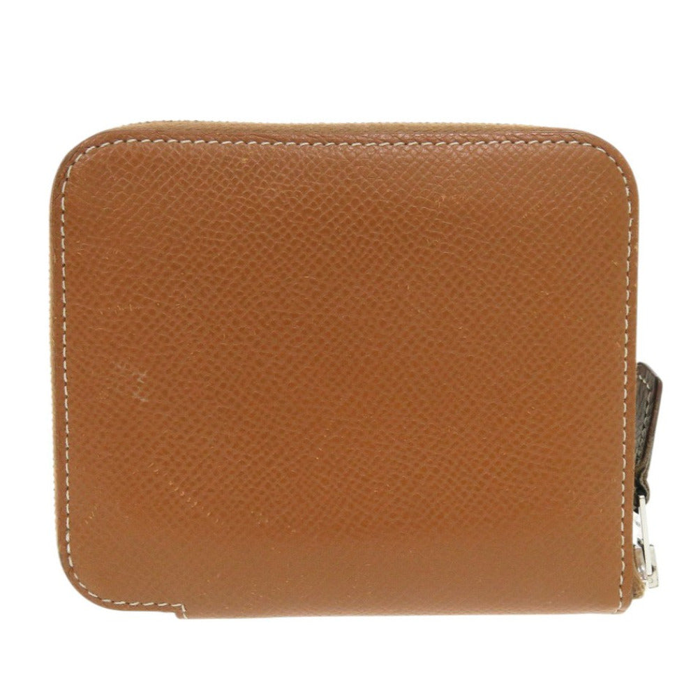 HERMES Coin case Epsom gold Azap silk in compact