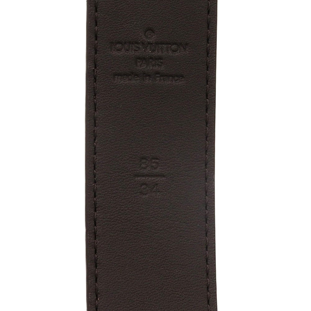 LOUIS VUITTON belt CT0016 Damier canvas Damier Ebene Damier Centure CarrÃ©